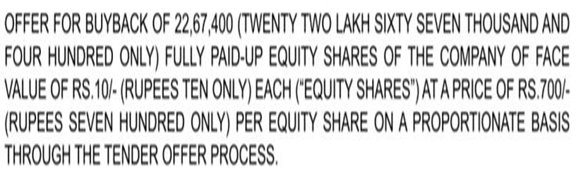 Share Buyback 2