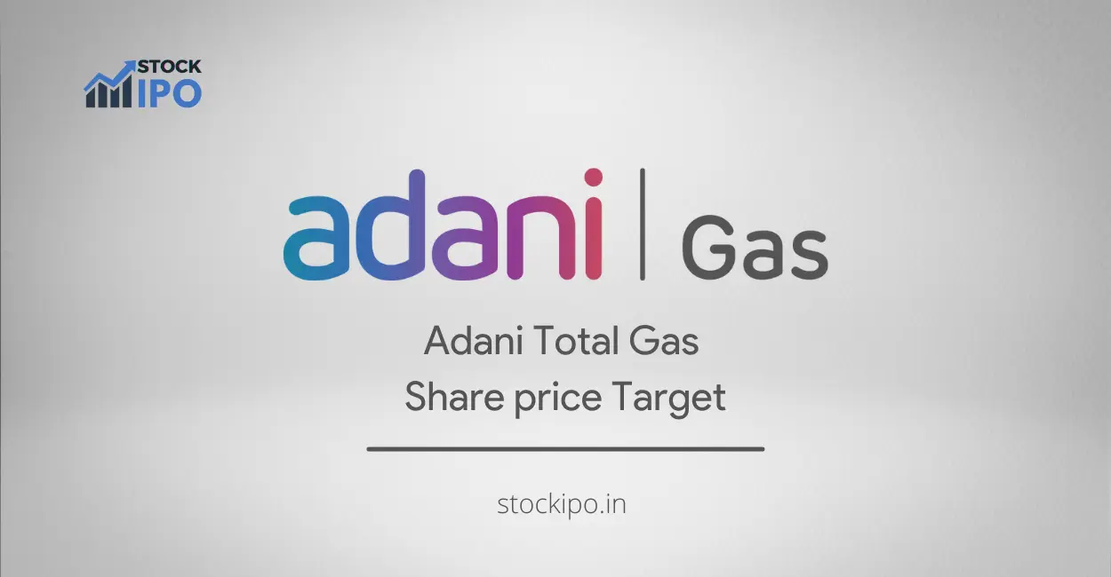 adani total gas share price target